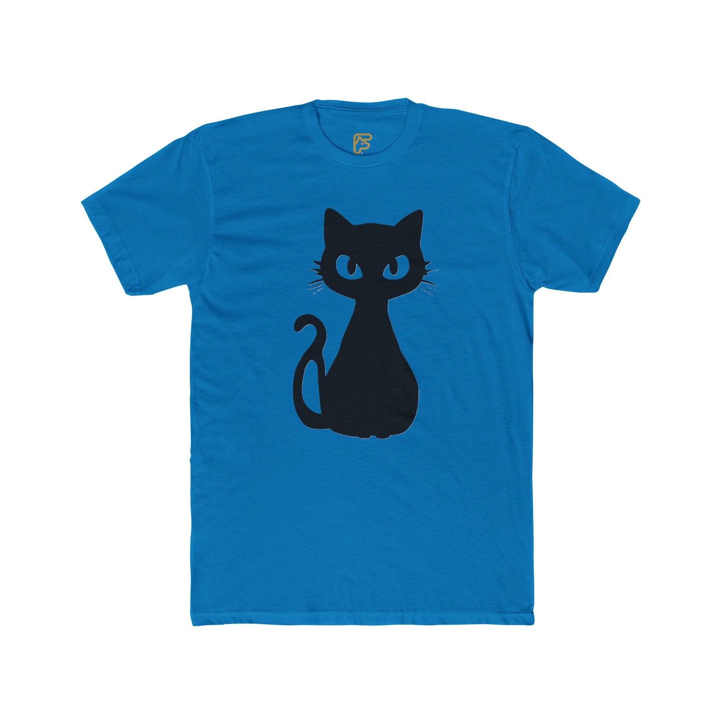 Black Cat Graphic Tee — Cute Minimal Cat Silhouette T-Shirt