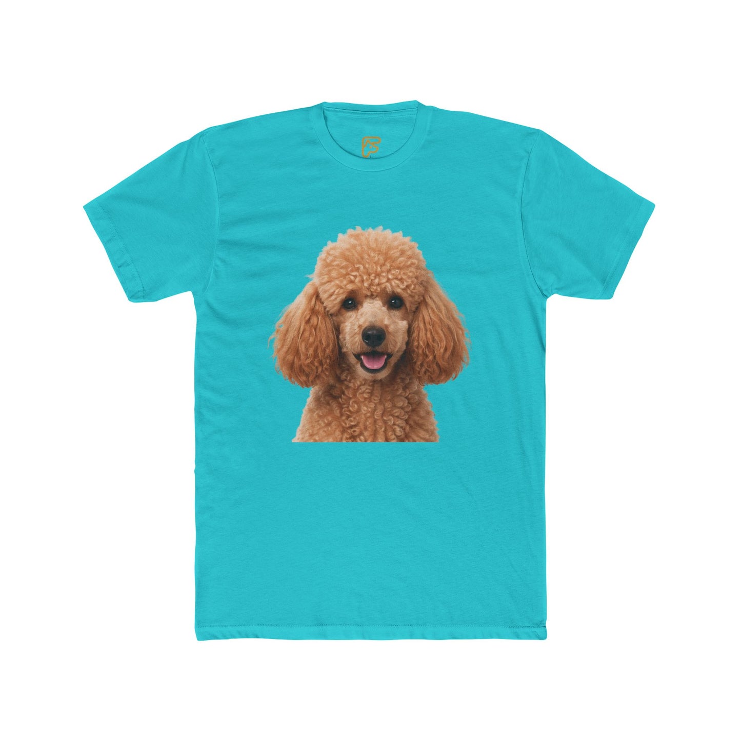 Poodle Portrait Tee — Cute Apricot Poodle Dog Graphic Shirt