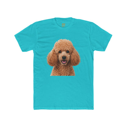 Poodle Portrait Tee — Cute Apricot Poodle Dog Graphic Shirt