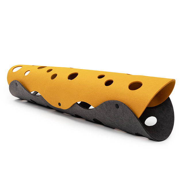 Folding Cat Tunnel Toy – Rolling Play Tube & Small Pet Nest for Cats