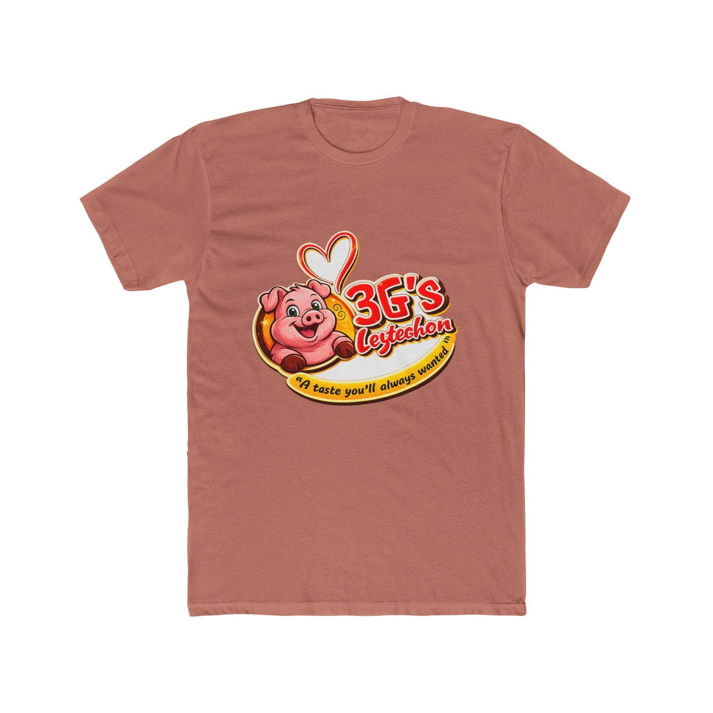 3G's Lychchon Pig Logo Tee - Cute BBQ Diner Shirt