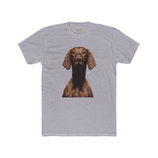 Chocolate Dachshund T‑Shirt — Realistic Dog Portrait Tee for Dog Lovers