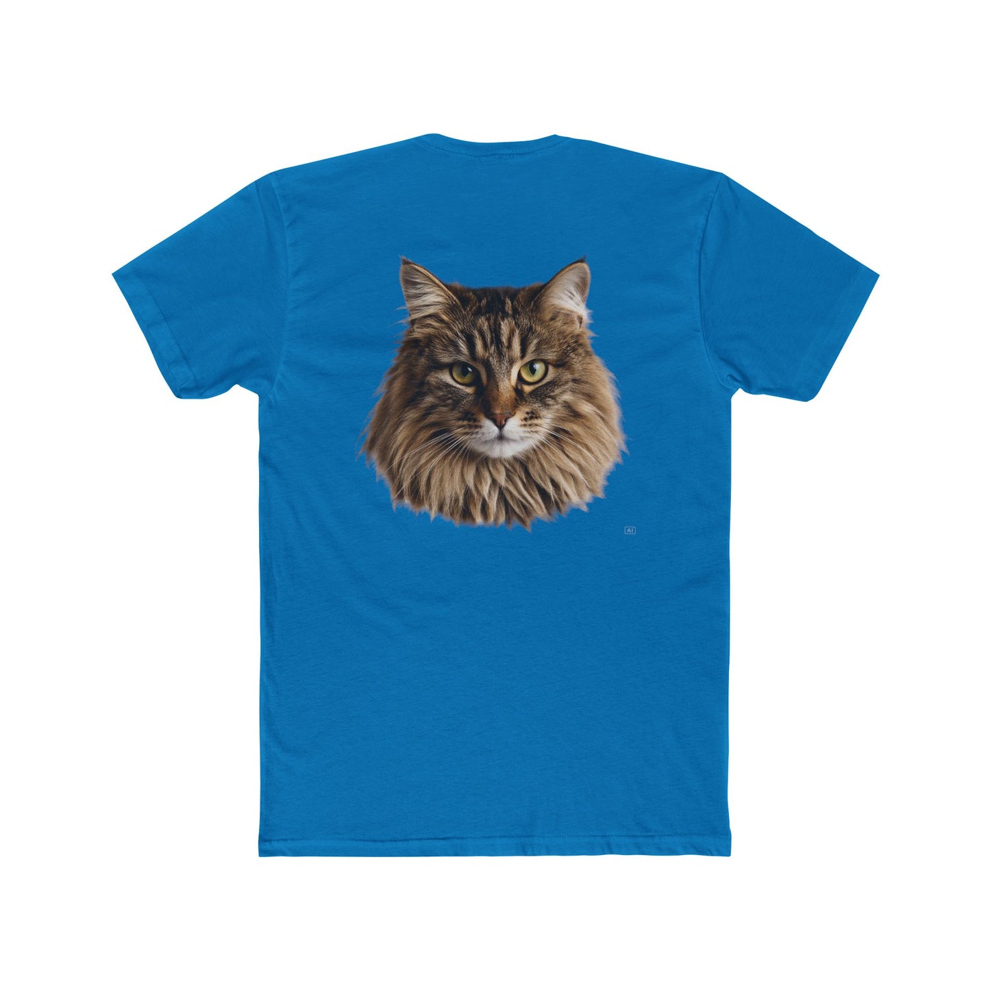 Cat Portrait Tee — Realistic Maine Coon Cat Graphic T-Shirt