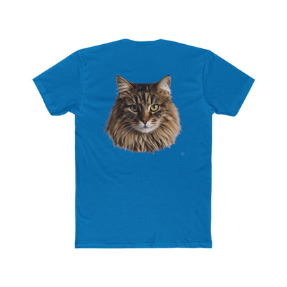 Cat Portrait Tee — Realistic Maine Coon Cat Graphic T-Shirt