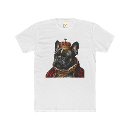 Royal French Bulldog T‑Shirt — Crowned Dog Portrait Tee