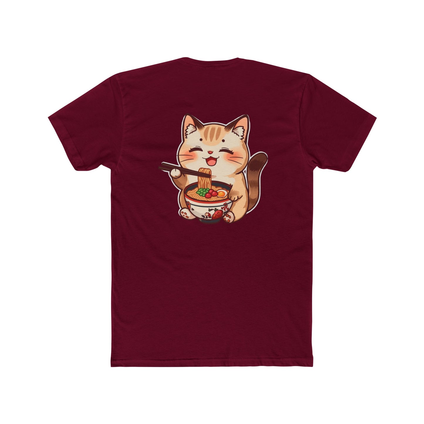 Cat Ramen Tee — Cute Kawaii Cat Eating Ramen Graphic T-Shirt