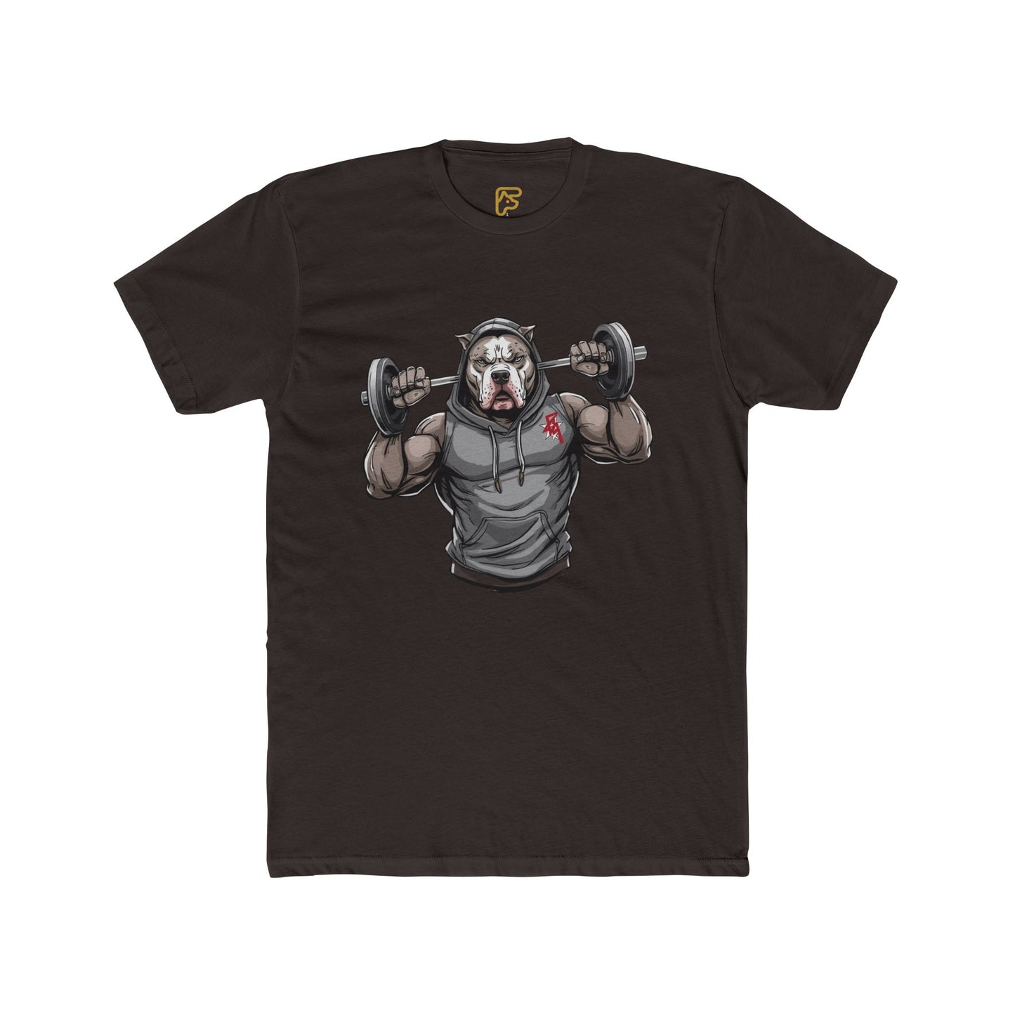 Gym Bear Strength T‑Shirt — Muscular Bear Lifting Dumbbells Workout Tee