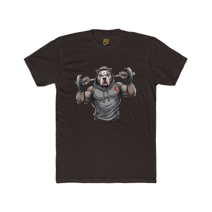 Gym Bear Strength T‑Shirt — Muscular Bear Lifting Dumbbells Workout Tee