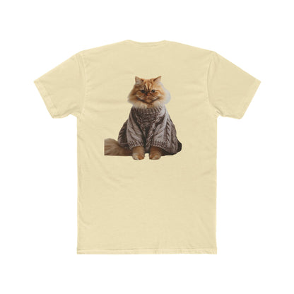 Cat Crew Tee — Cozy Sweater Cat Graphic T-Shirt