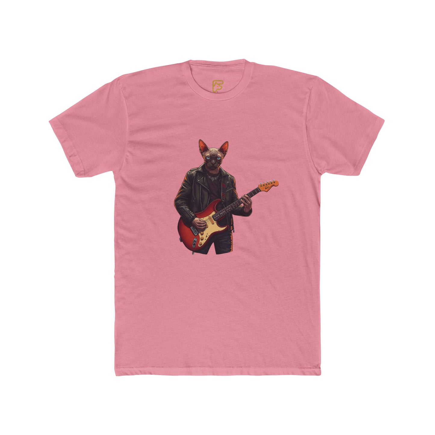Guitar Fox Graphic Tee — Cool Rock Music Animal T‑Shirt