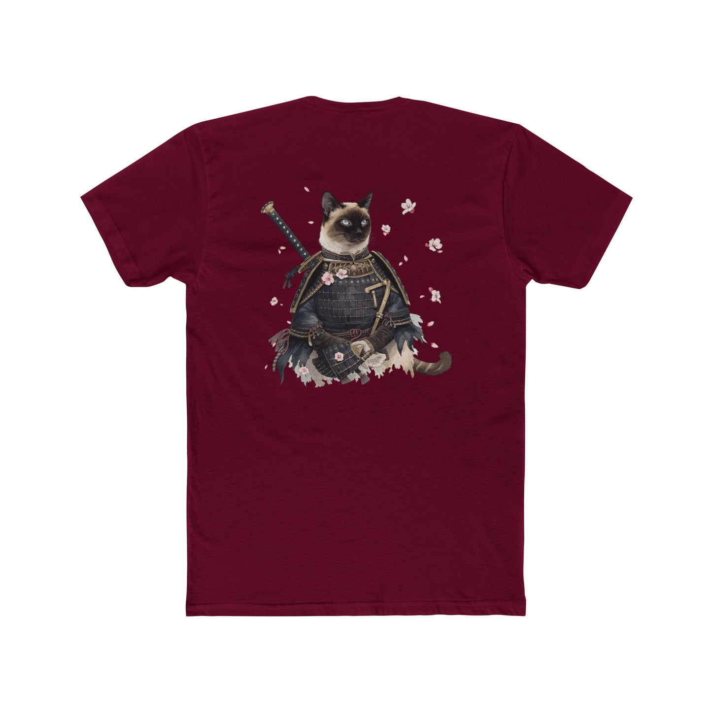 Samurai Cat T-Shirt — Cute Warrior Cat Graphic Tee