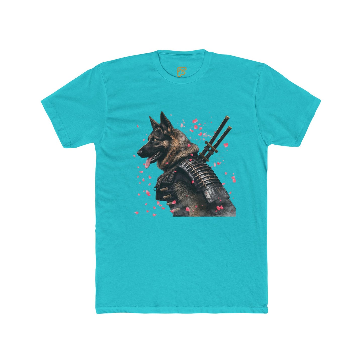 K9 Samurai Tee – Armored German Shepherd Graphic Shirt