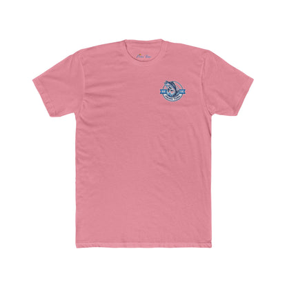 Sailfish Crest Tee — Vintage Blue Fishing Logo T‑Shirt