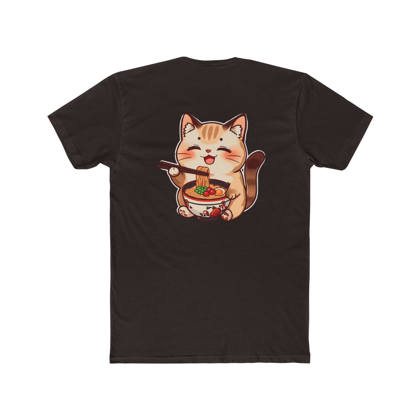Cat Ramen Tee — Cute Kawaii Cat Eating Ramen Graphic T-Shirt