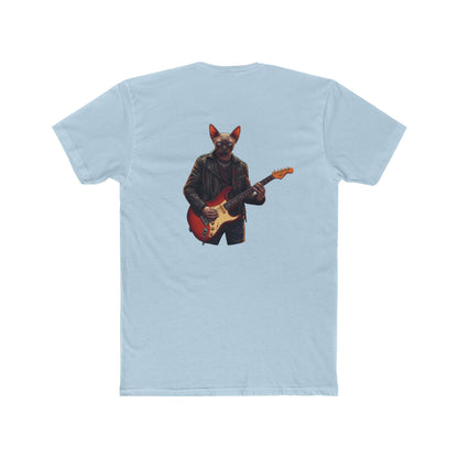 Cat Rocker T‑Shirt — Sphynx Guitar Player Graphic Tee