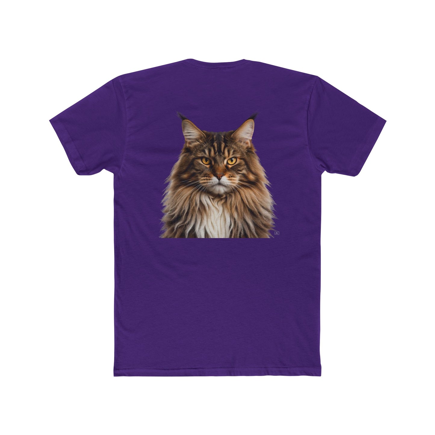 Maine Coon Portrait Tee — Cat Lover T-Shirt