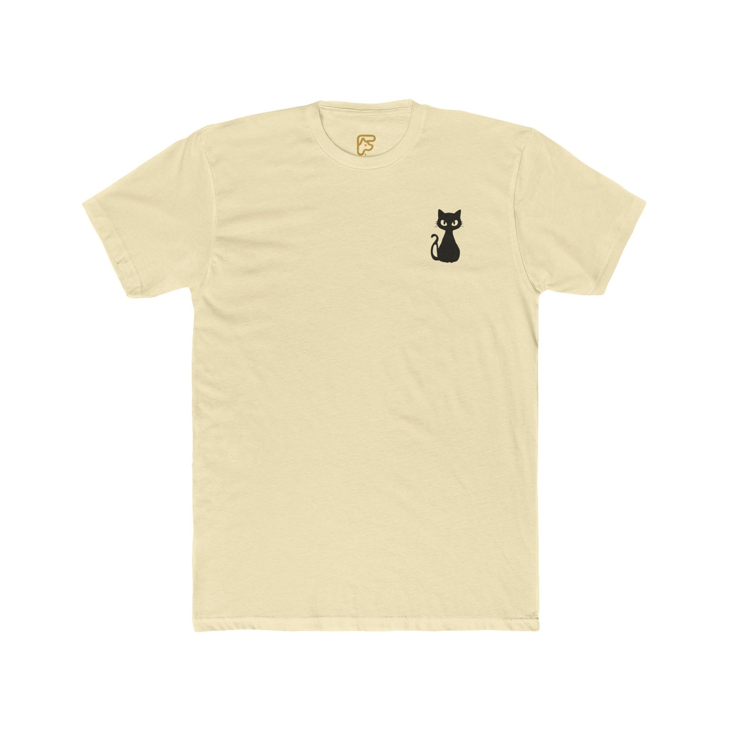 Cozy Cat Crew Tee — Cute Sweater Cat Graphic T-Shirt