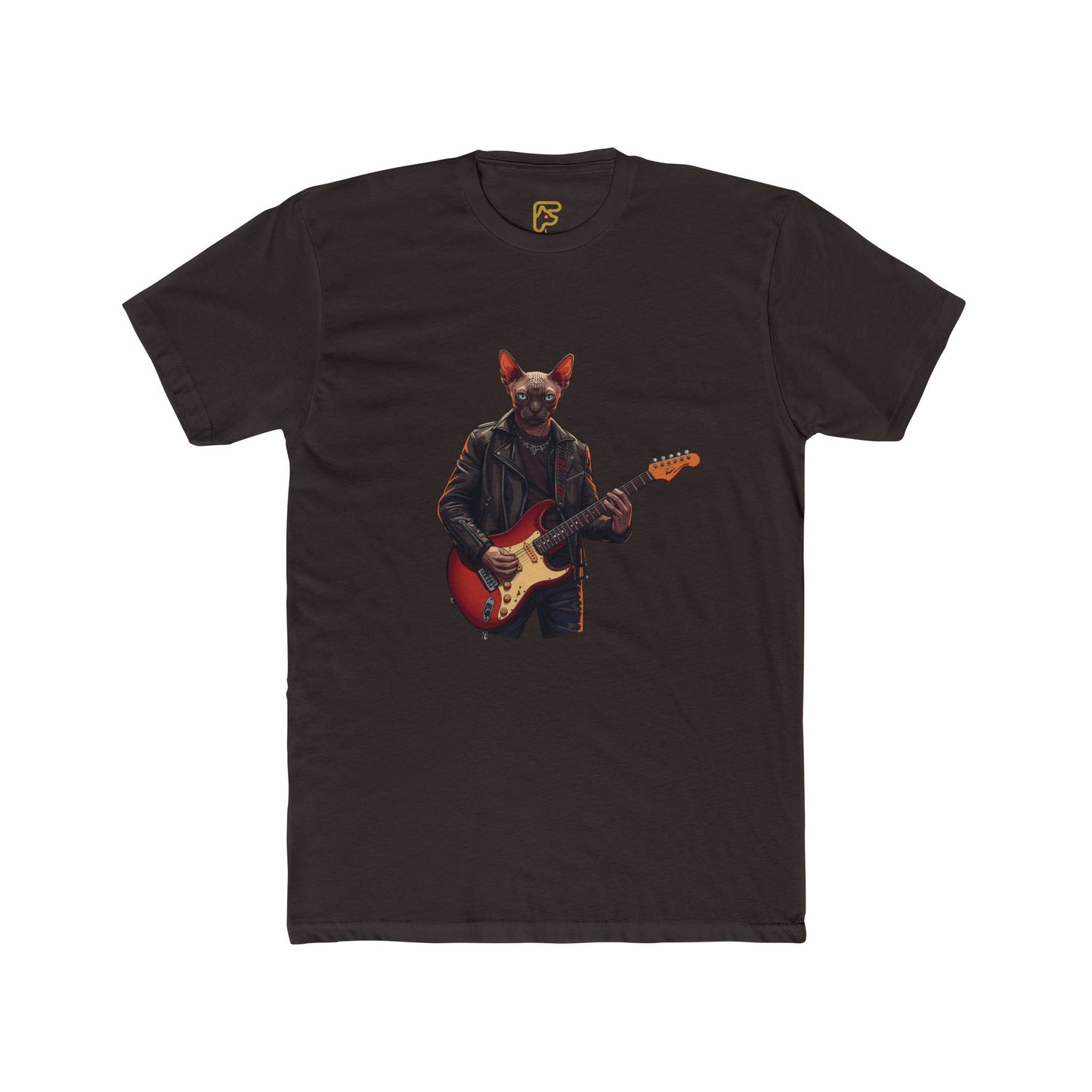 Guitar Fox Graphic Tee — Cool Rock Music Animal T‑Shirt
