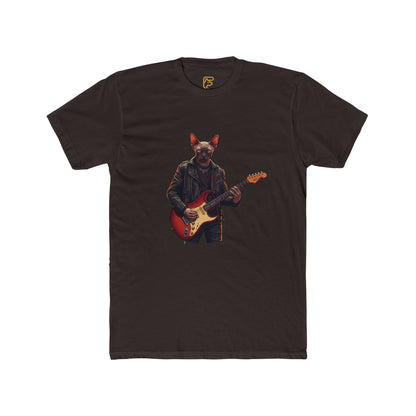 Guitar Fox Graphic Tee — Cool Rock Music Animal T‑Shirt