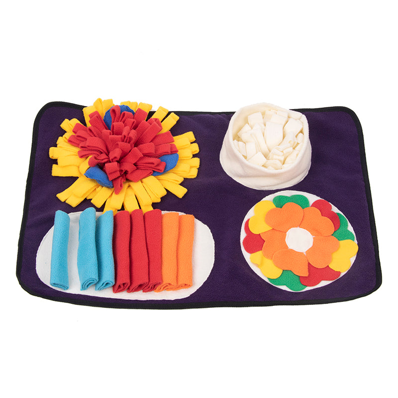 Italian Feast Snuffle Mat – Durable Machine WashaItalian Feast Snuffle Mat – Durable Machine Washable Dog Foraging & Slow Feeder Matble Dog Foraging Mat