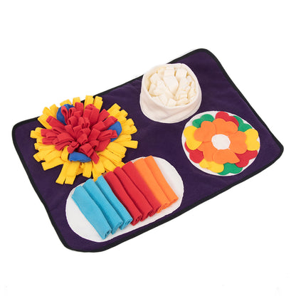 Italian Feast Snuffle Mat – Durable Machine WashaItalian Feast Snuffle Mat – Durable Machine Washable Dog Foraging & Slow Feeder Matble Dog Foraging Mat