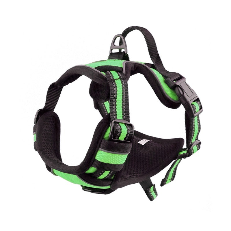 Durable Outdoor Dog Harness – Adjustable Oxford Cloth Chest Strap
