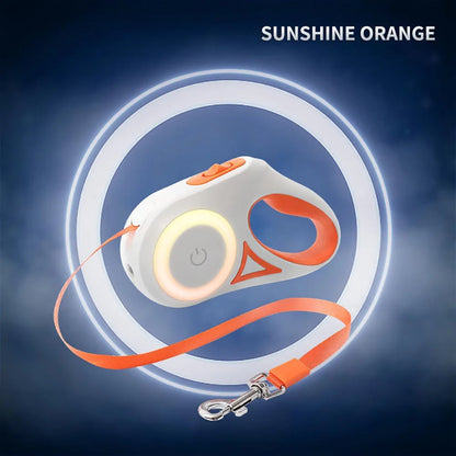 Retractable Dog Leash with LED Light – 3M / 5M Automatic Pet Lead