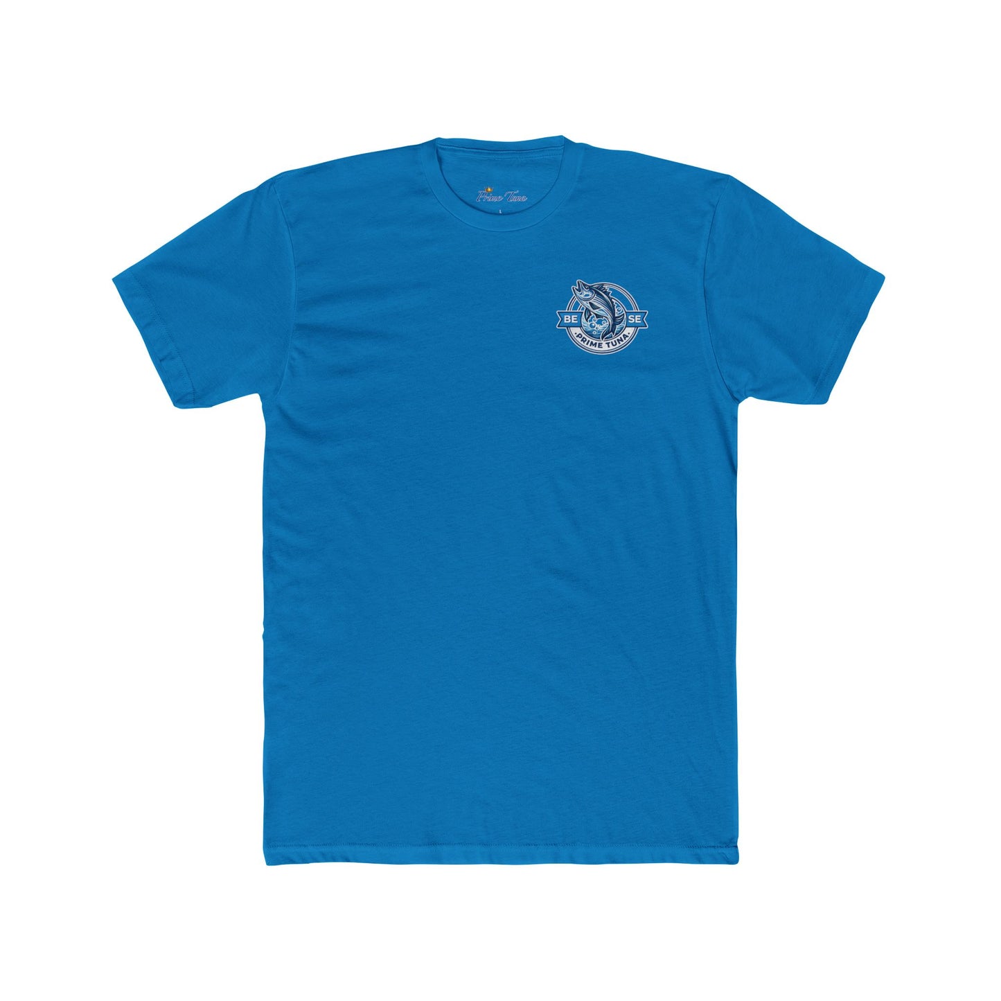 Sailfish Crest Tee — Vintage Blue Fishing Logo T‑Shirt