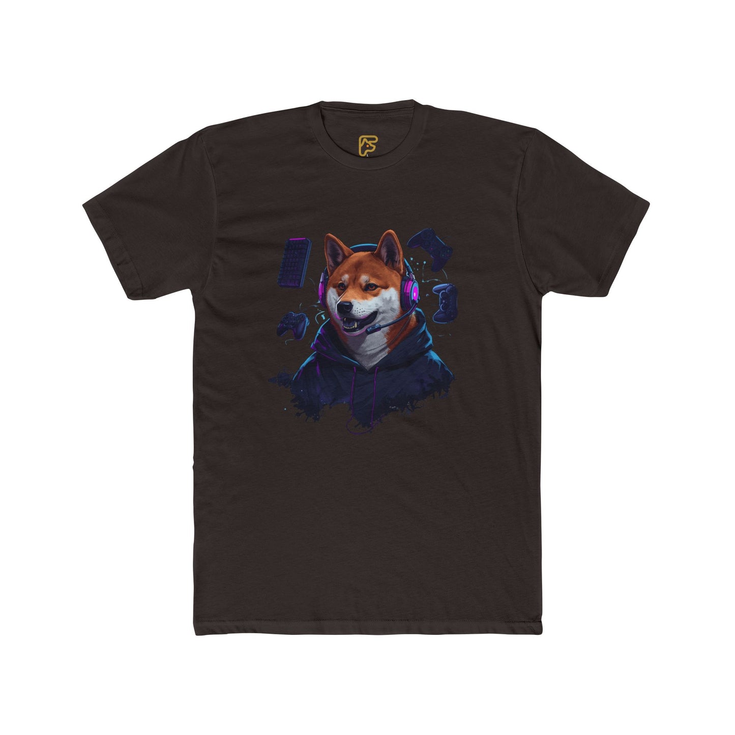 Shiba Inu Cyberpunk Tee — Cool Dog Portrait Graphic T-Shirt