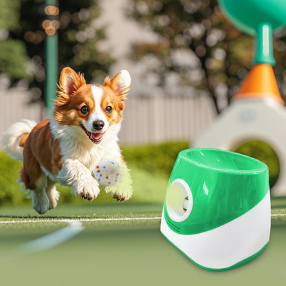 Interactive Dog Tennis Ball Launcher – Outdoor Fetch & Training Toy