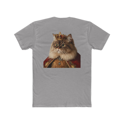 Royal Cat T‑Shirt — Crowned Persian Portrait Tee
