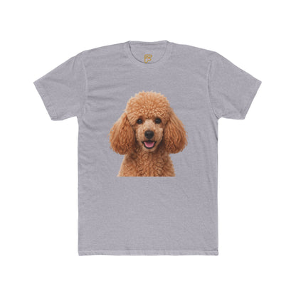 Poodle Portrait Tee — Cute Apricot Poodle Dog Graphic Shirt