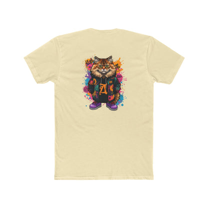 Cat Graphic Tee — Colorful Streetwear Cat Design