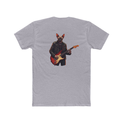 Cat Rocker T‑Shirt — Sphynx Guitar Player Graphic Tee