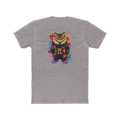Cat Graphic Tee — Colorful Streetwear Cat Design