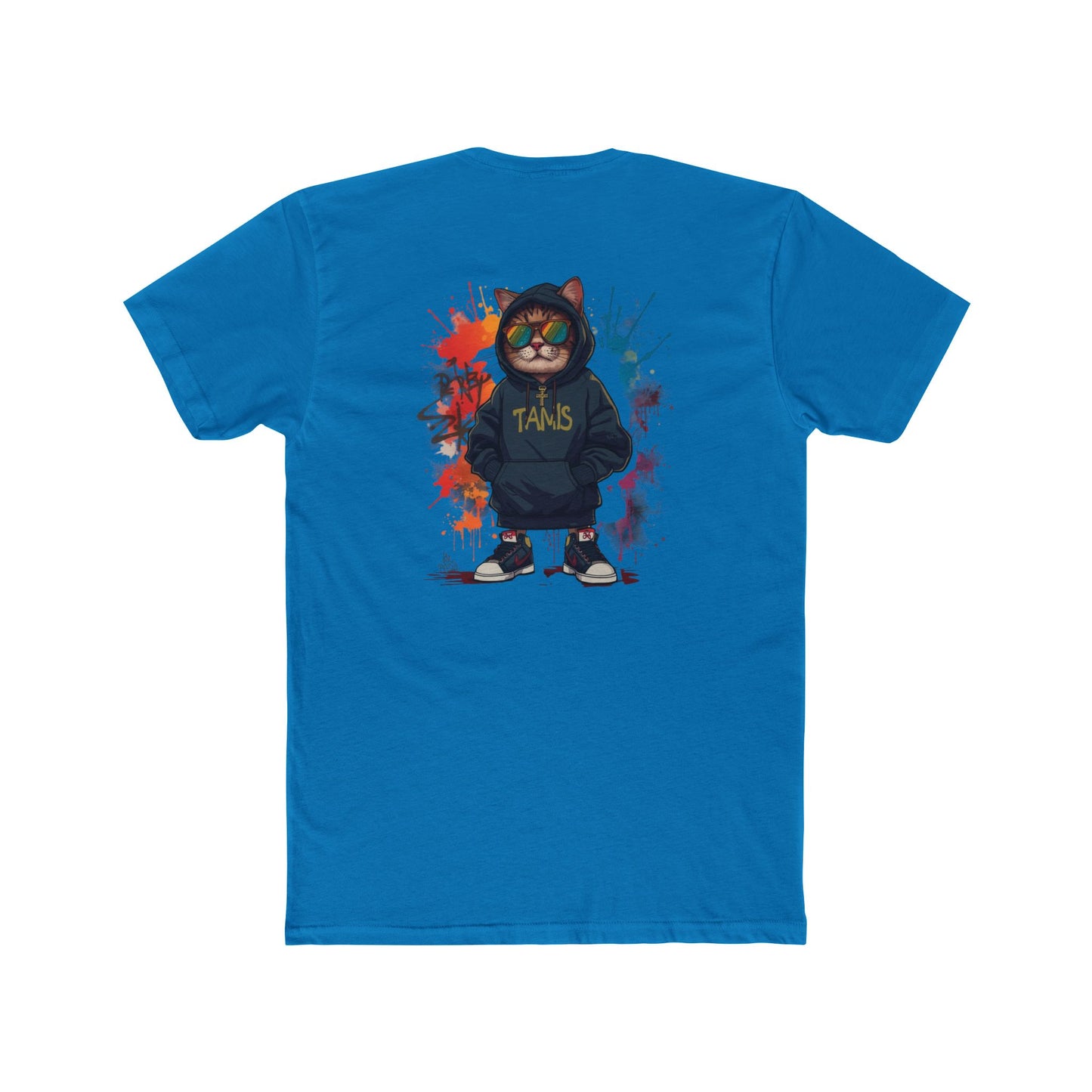 Cat Streetwear Tee — Graphic Hoodie Cat Design ("TAMS")