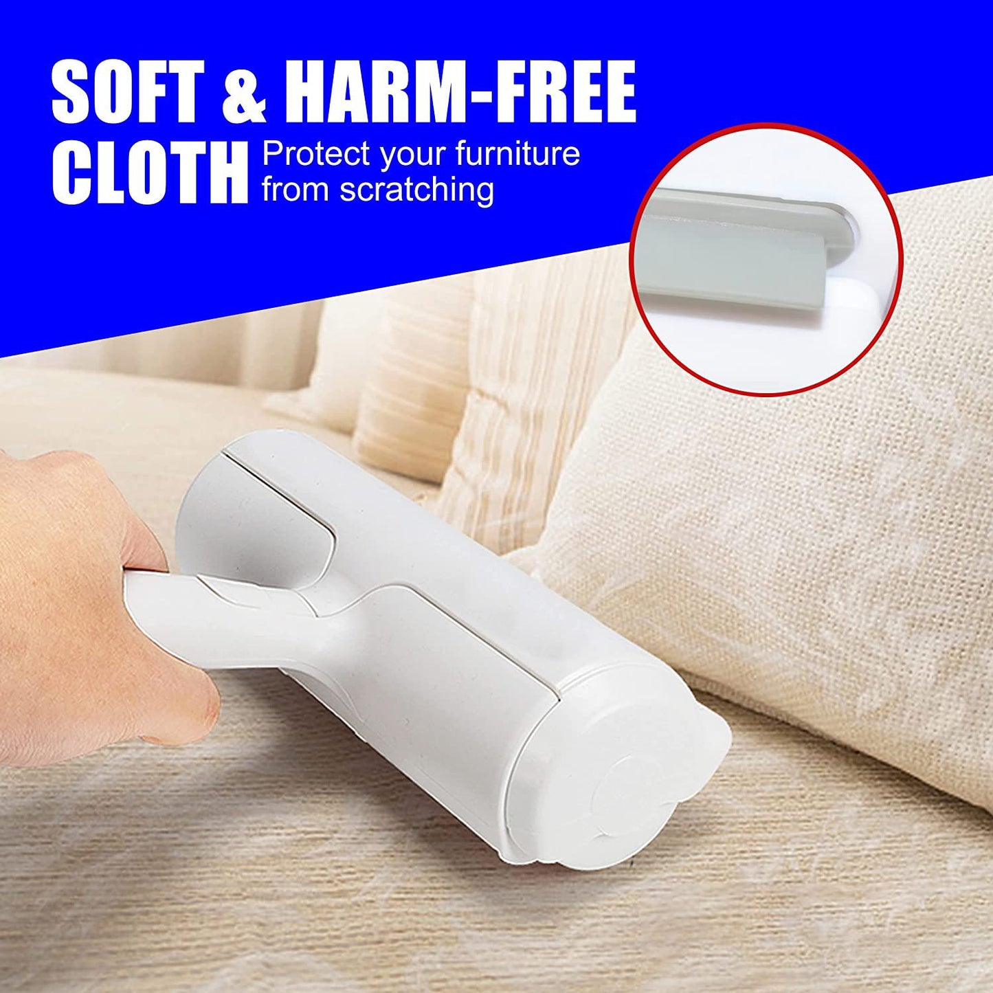 Pet Hair Remover Roller – Reusable Lint & Fur Picker