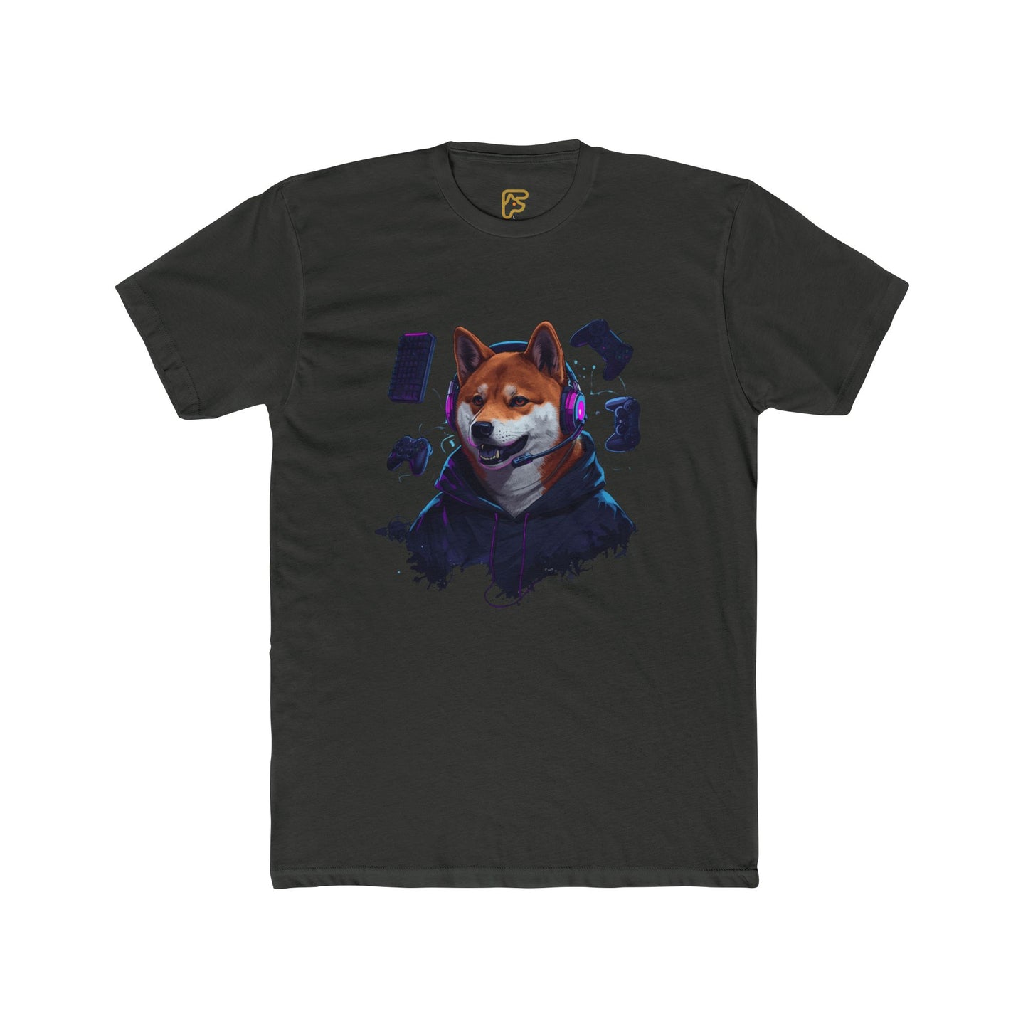 Shiba Inu Cyberpunk Tee — Cool Dog Portrait Graphic T-Shirt