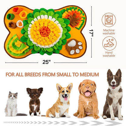 Large Snuffle Mat for Dogs – Interactive Slow Feeder & Stress Relief Training Mat