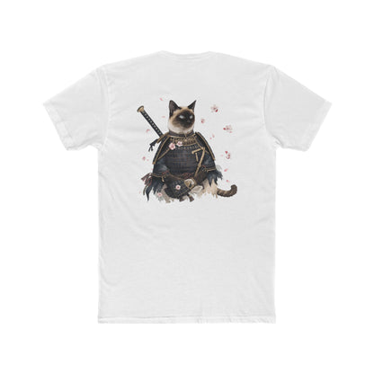 Samurai Cat T-Shirt — Cute Warrior Cat Graphic Tee