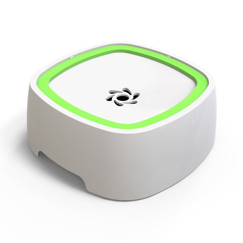 Portable Floating Dog Water Bowl – 1.5L Splash-Proof Travel Pet Bowl (White/Gray/Blue/Pink)