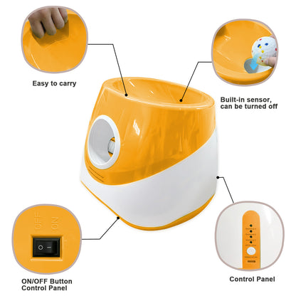 Interactive Dog Tennis Ball Launcher – Outdoor Fetch & Training Toy