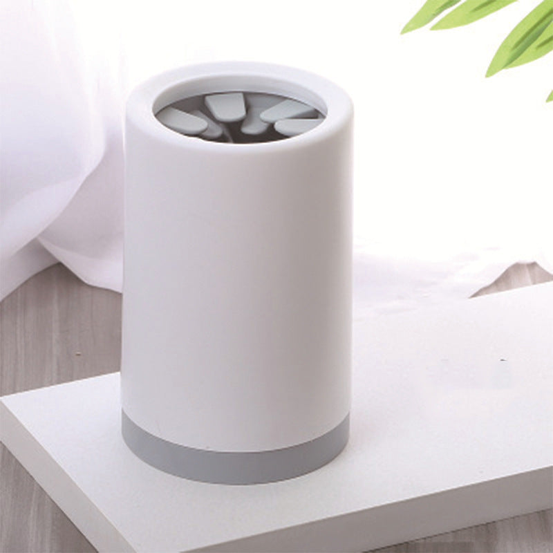 Pet Paw Cleaning Cup – Portable Dog Foot Washer with Soft Bristles (Gray/Green/Pink)