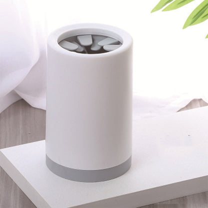 Pet Paw Cleaning Cup – Portable Dog Foot Washer with Soft Bristles (Gray/Green/Pink)