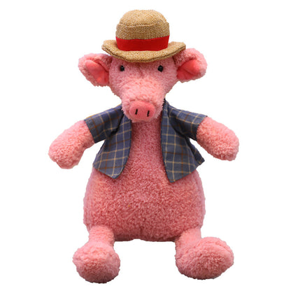 Long Neck Duck Plush Dog Toy – Soft Squeaky Animal Doll for Dogs