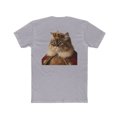 Royal Cat T‑Shirt — Crowned Persian Portrait Tee