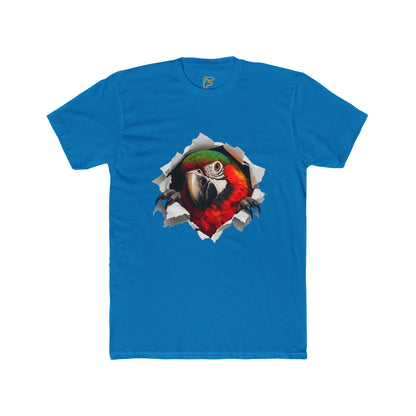 Parrot Portrait Tee — Colorful Macaw Graphic T-Shirt