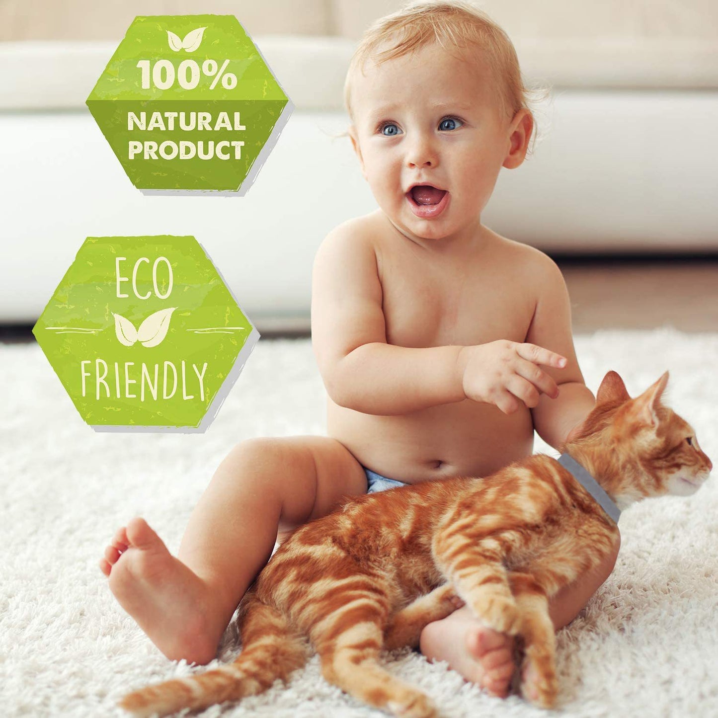 Adjustable Outdoor Flea & Tick Pet Collar – Durable, Comfortable for Dogs & Cats