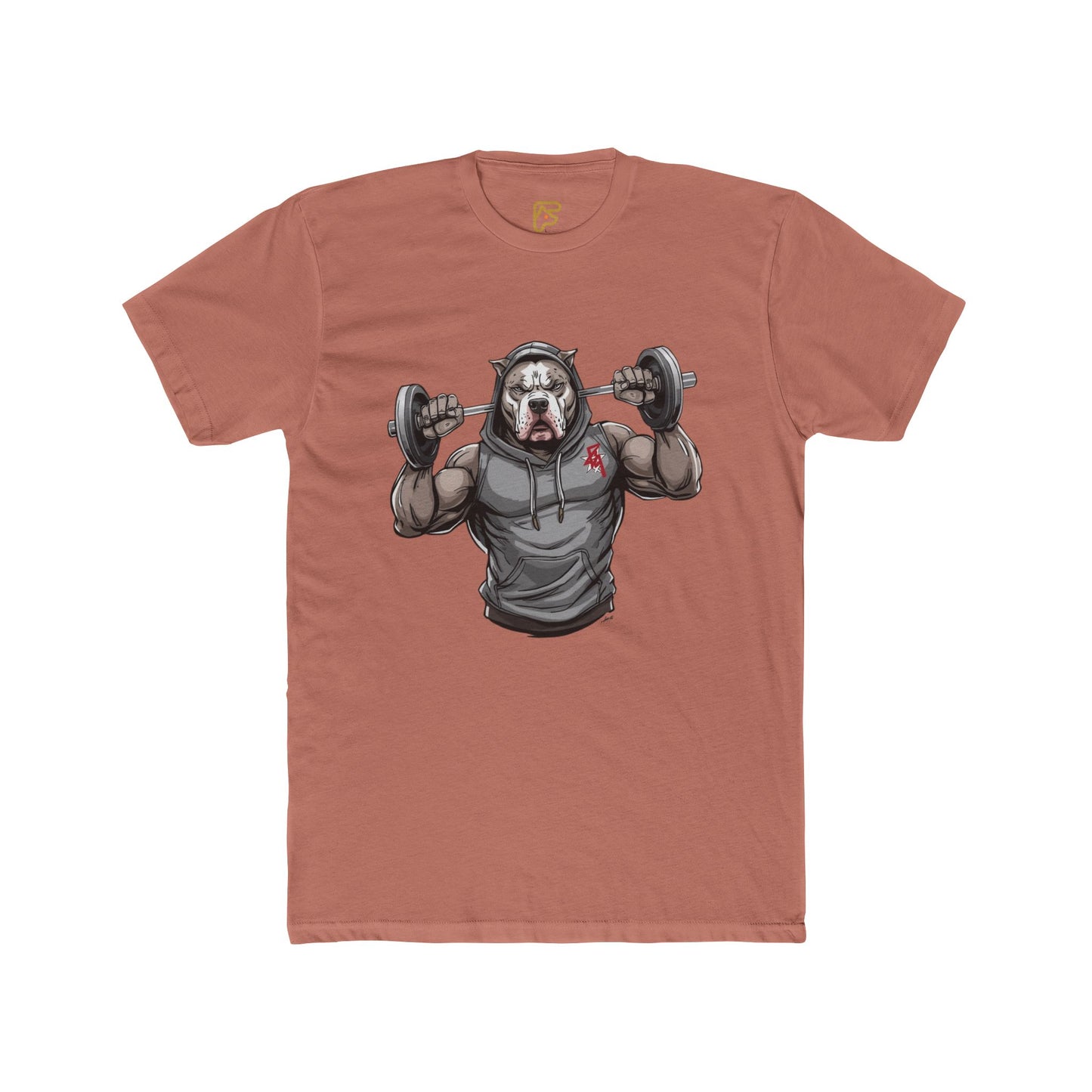 Gym Bear Strength T‑Shirt — Muscular Bear Lifting Dumbbells Workout Tee