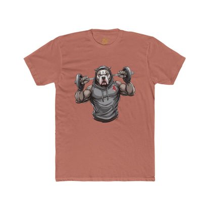 Gym Bear Strength T‑Shirt — Muscular Bear Lifting Dumbbells Workout Tee